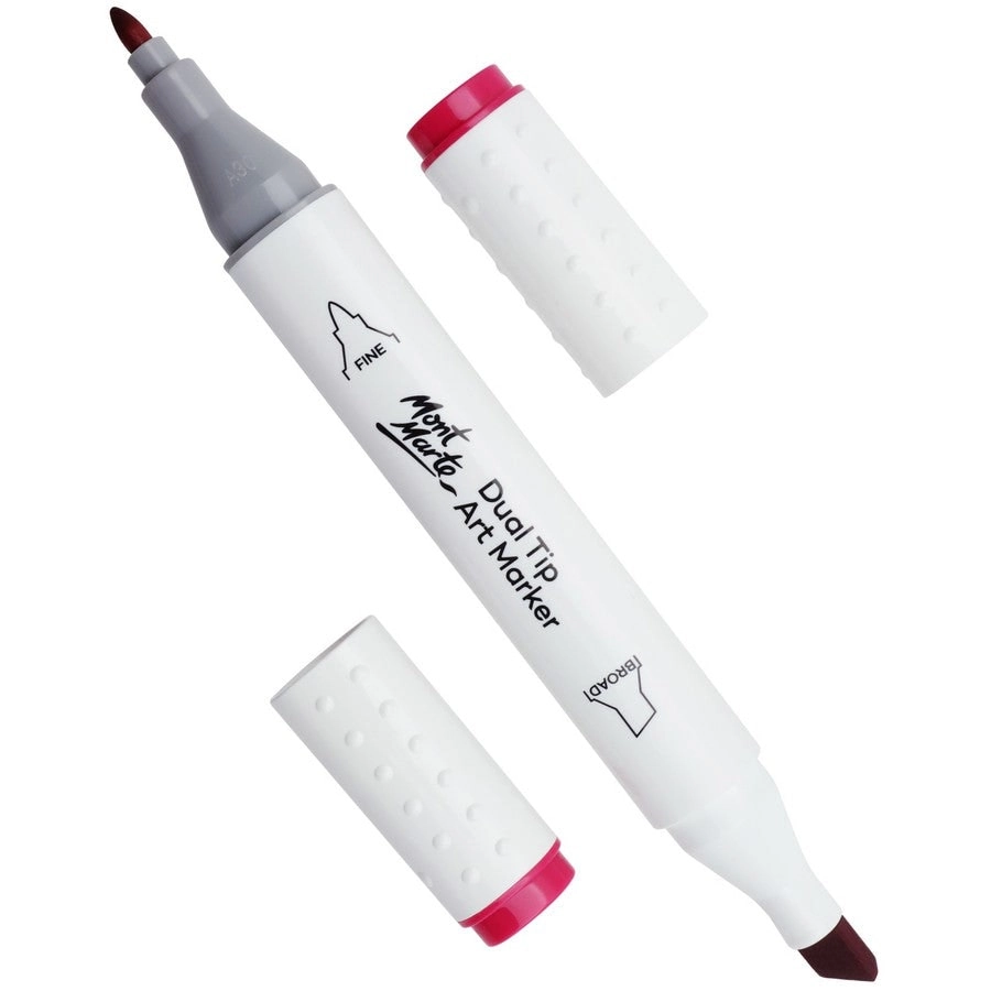 Mont Marte Dual Tip Alcohol Art Marker - Cerise