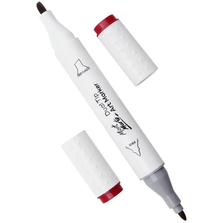 Mont Marte Dual Tip Alcohol Art Marker - Old Red