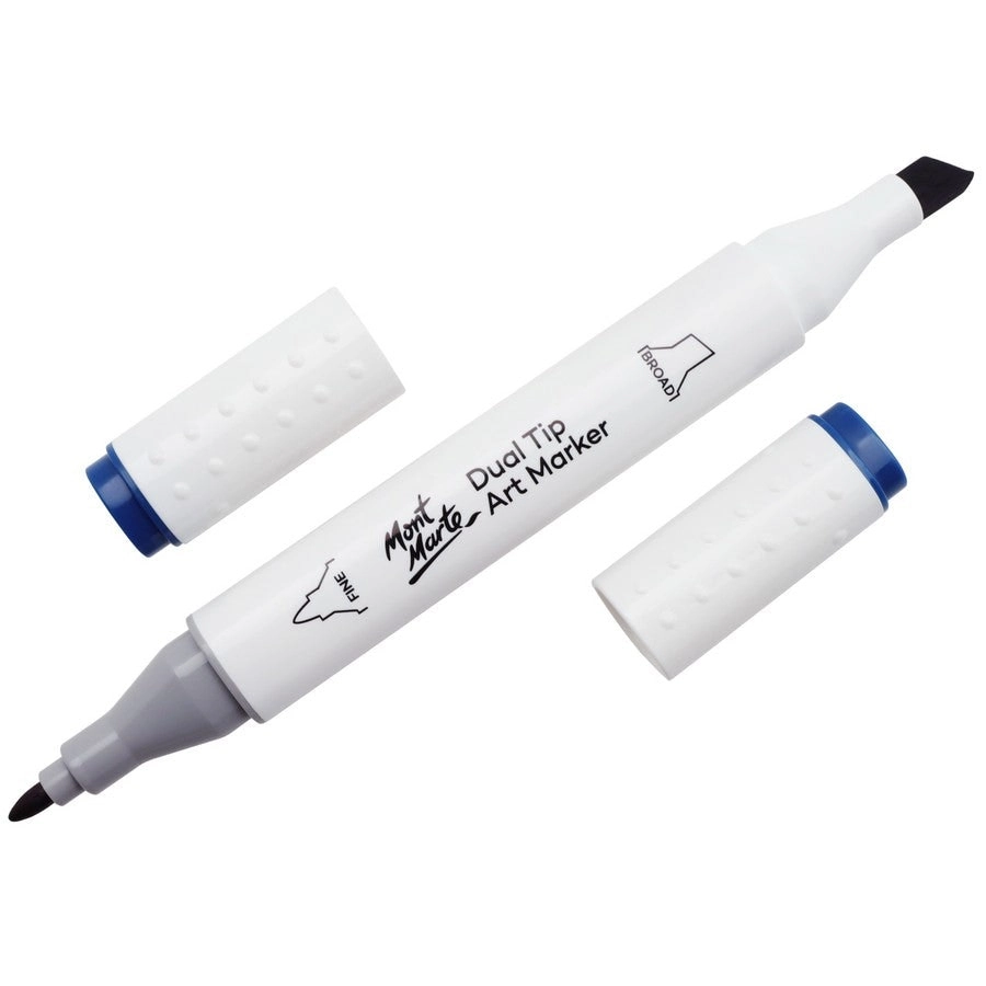 Mont Marte Dual Tip Alcohol Art Marker - Prussian Blue