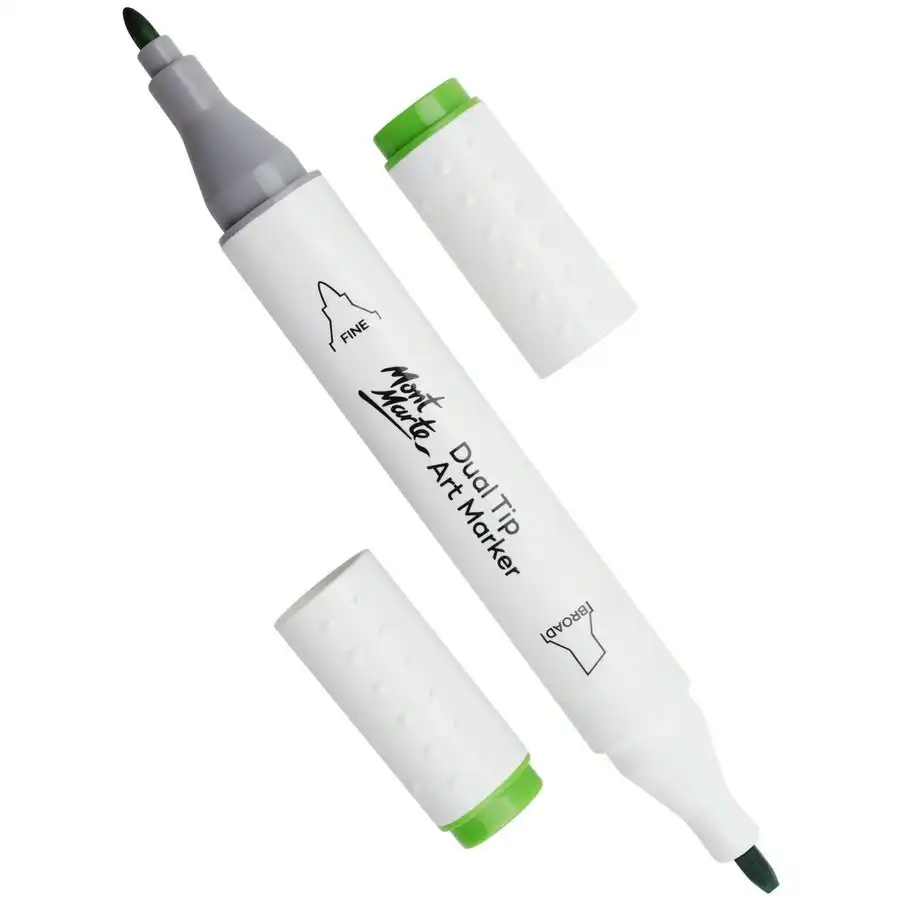 Mont Marte Dual Tip Alcohol Art Marker - Kelly Green