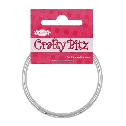 Crafty Bitz Metal Ring Silver - Small