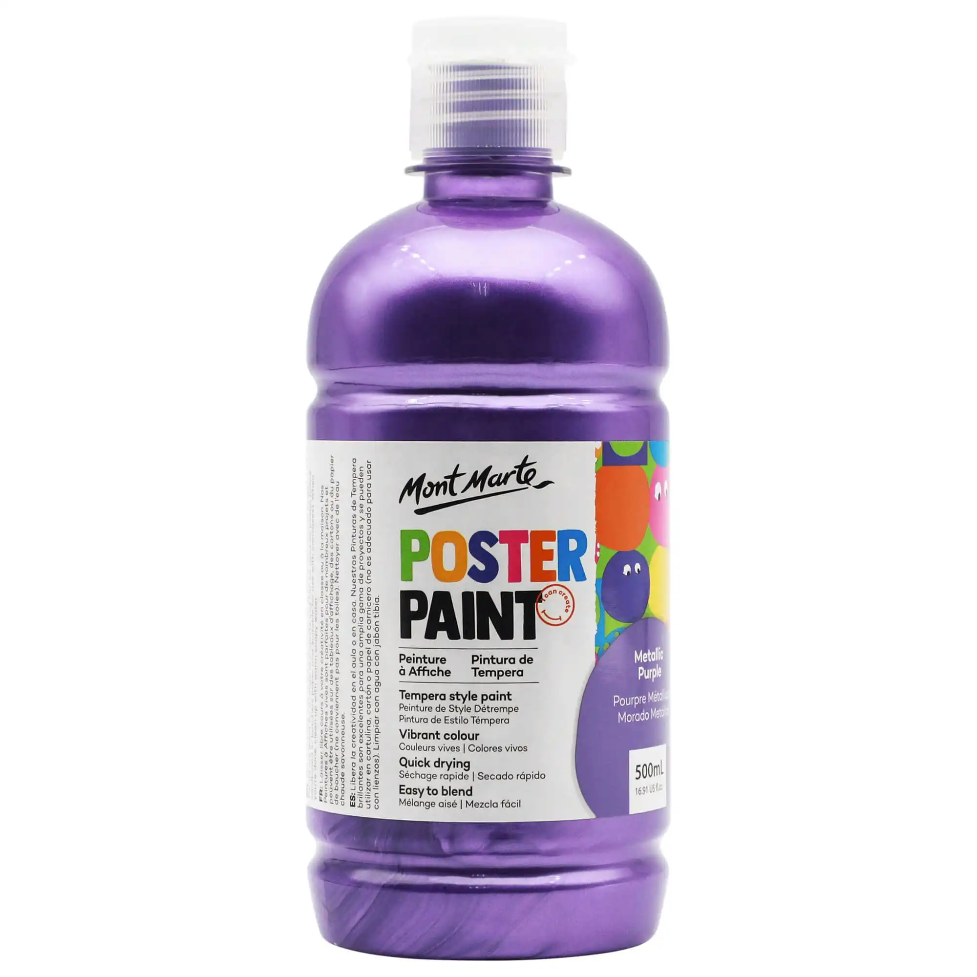 Mont Marte Poster Paint Metallic Purple