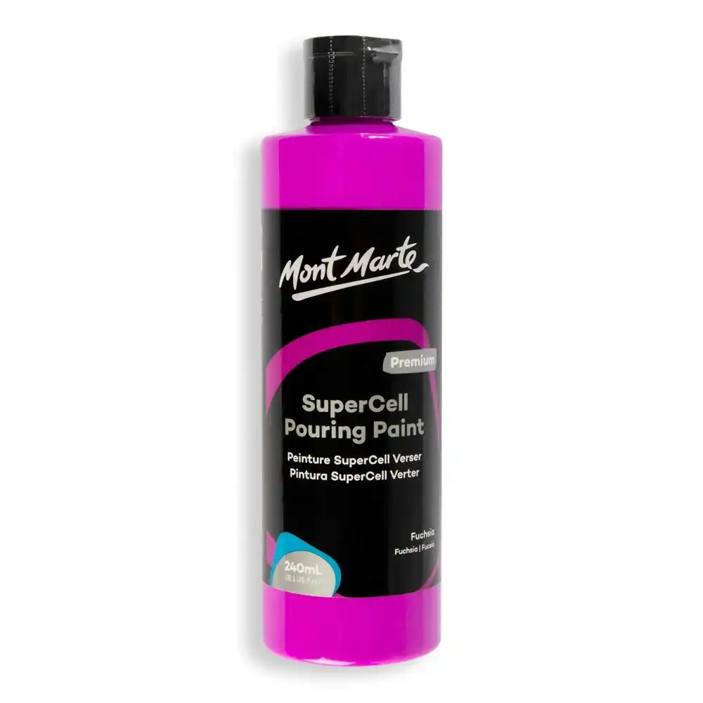 Mont Marte SuperCell Pouring Paint - Fuchsia