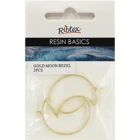 Uv Resin Bezel Moon - Gold