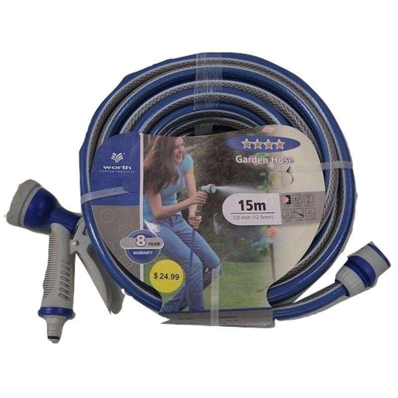 Garden Hose Blue With Trigger