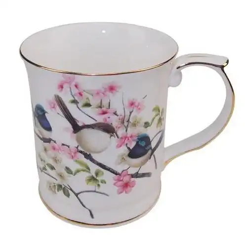 Blue Wren Fine Bone China - Mug