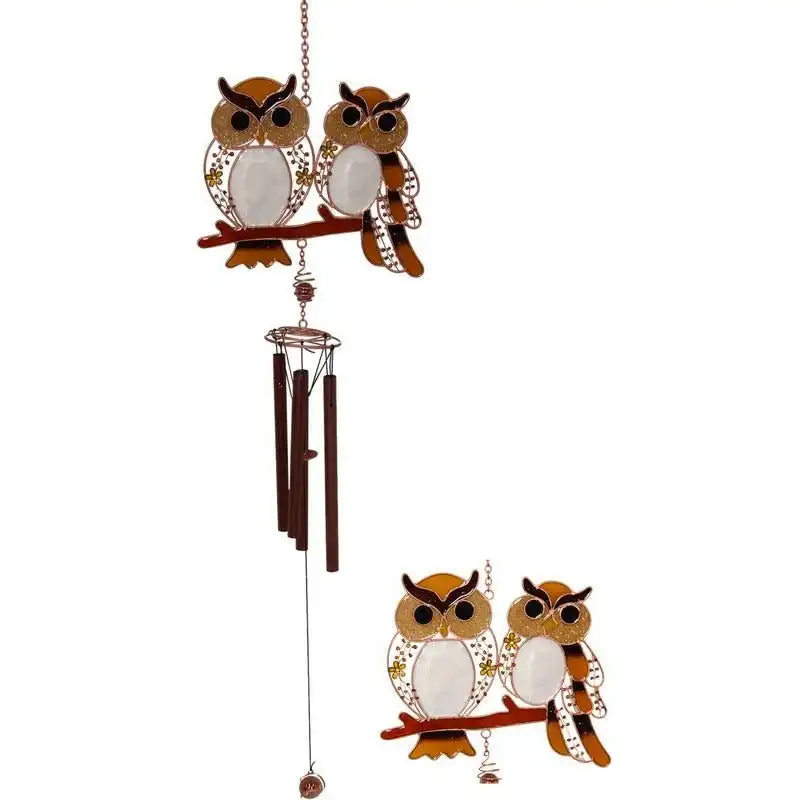 Twin Owl Epoxy Wind Chime