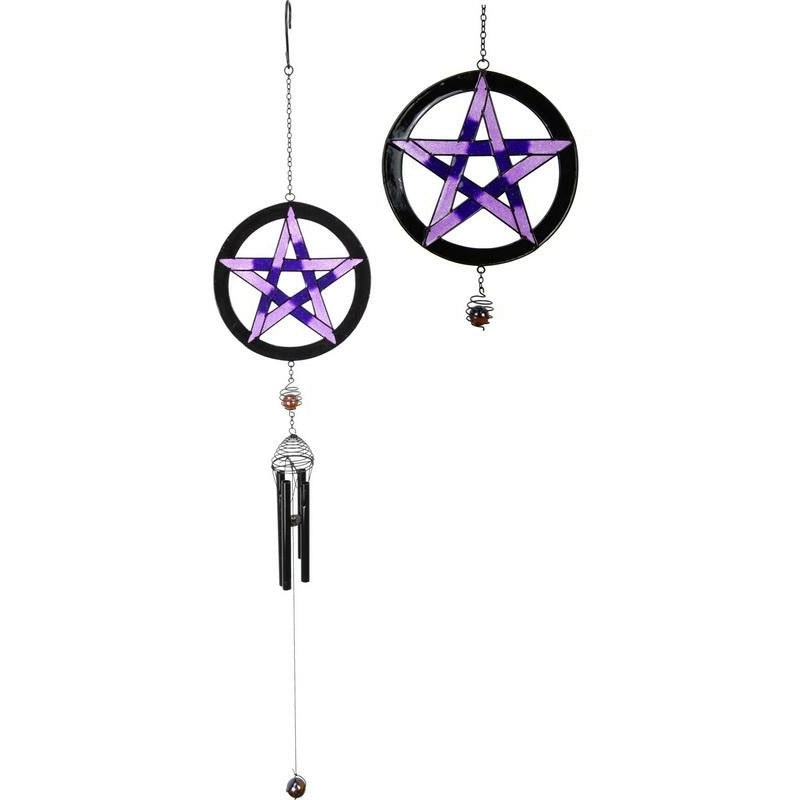 Wind Chime - Purple Pentagram