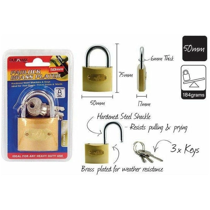 Brass Plated Padlock - DIDNT MIGRATE