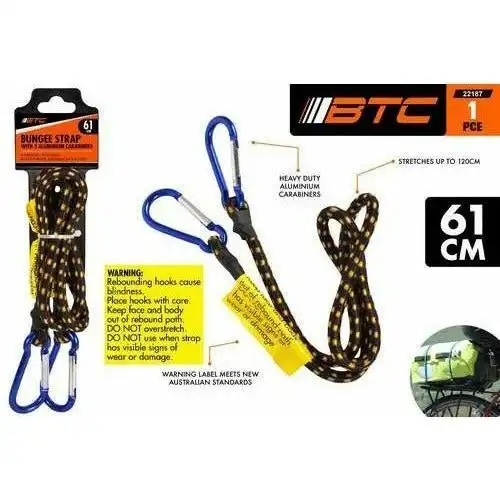 Bungee Cord Strap - Carabiner Hook