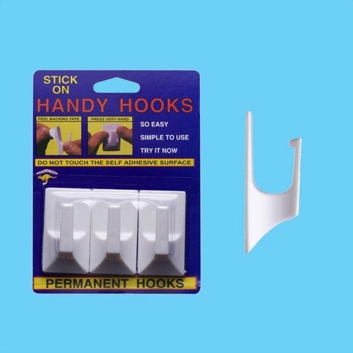 Hooks Stick on Permanent - Medium