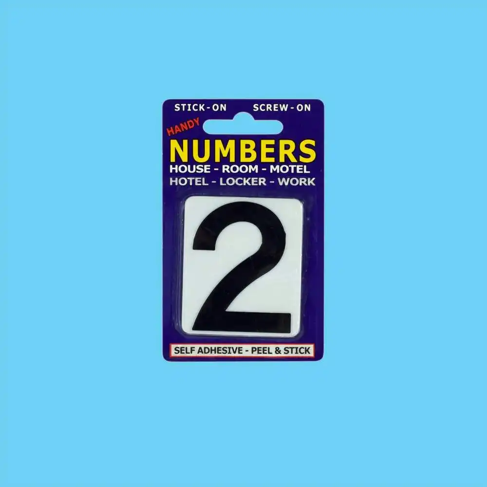 Numbers NO.2 White and Black