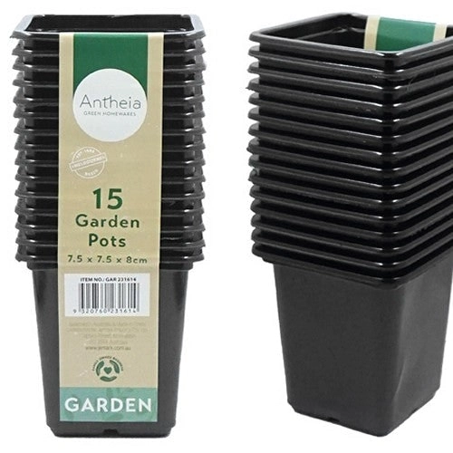 Plastic Square Garden Pots - Small