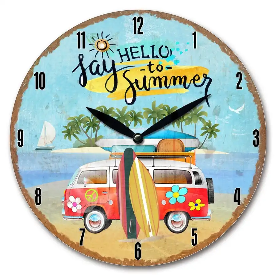 Kombi Van Wall Clock