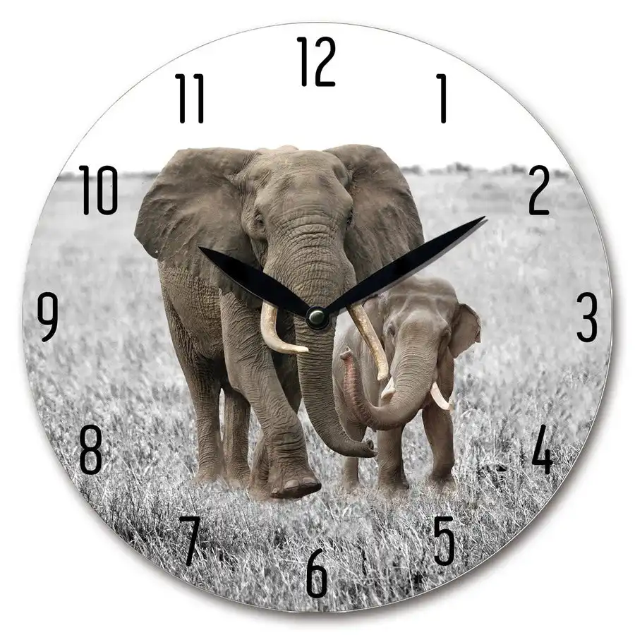 Elephant Wall Clock