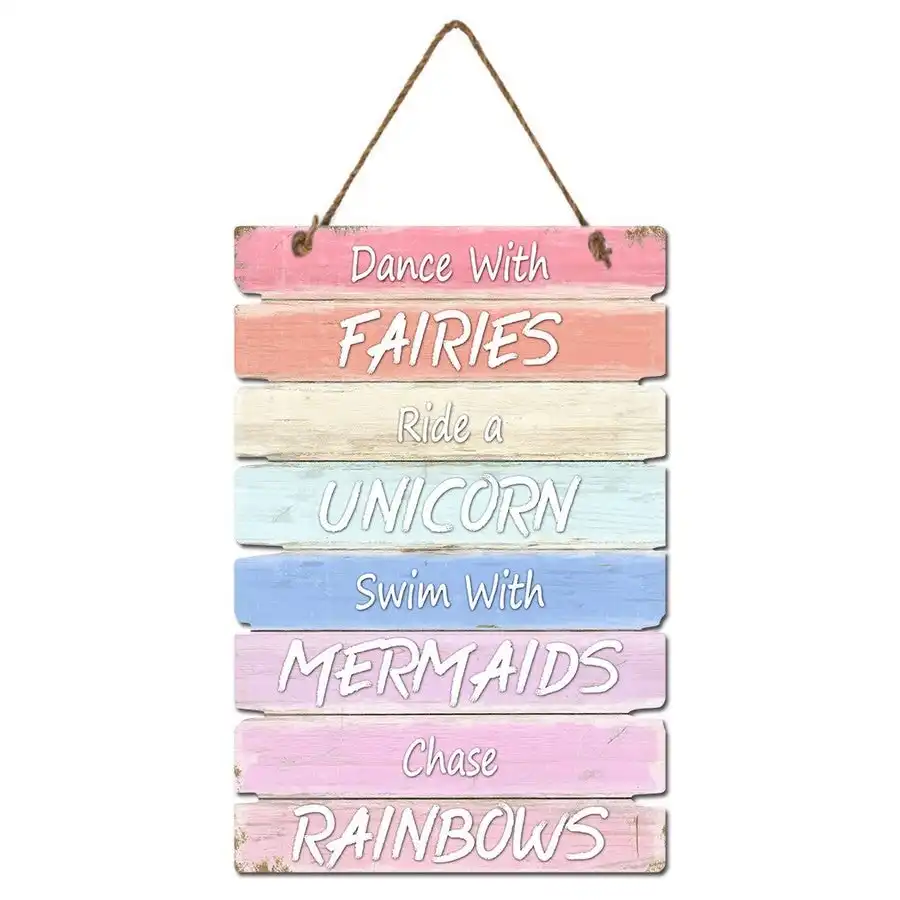 MDF Dance with Fairies Wall Hanging Plaque