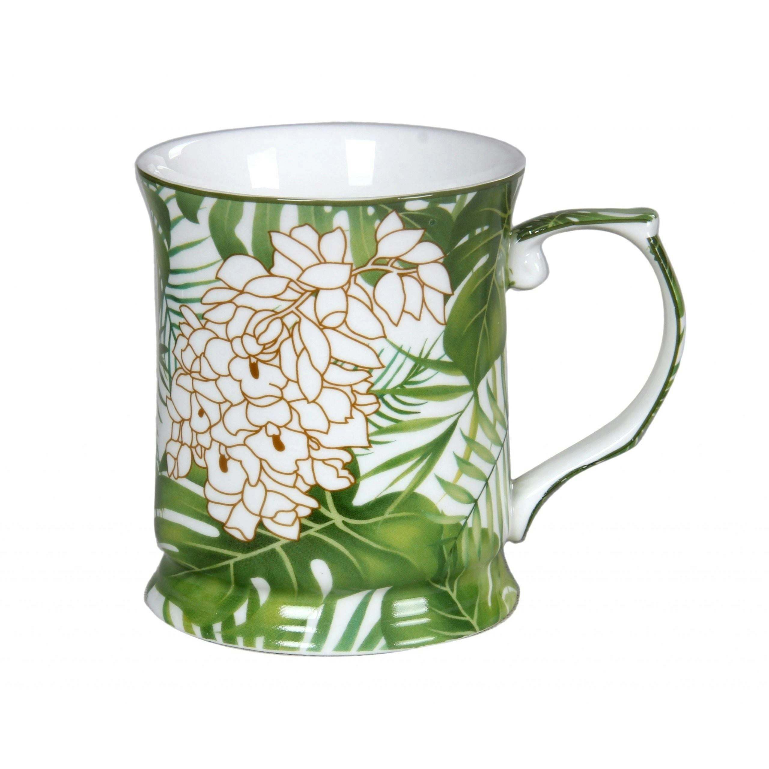 Tropical Palms Fine Bone China - Mug