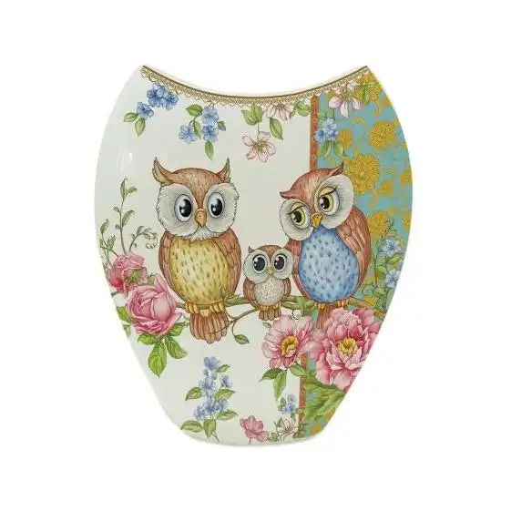 Owls Fine Bone China - Vase