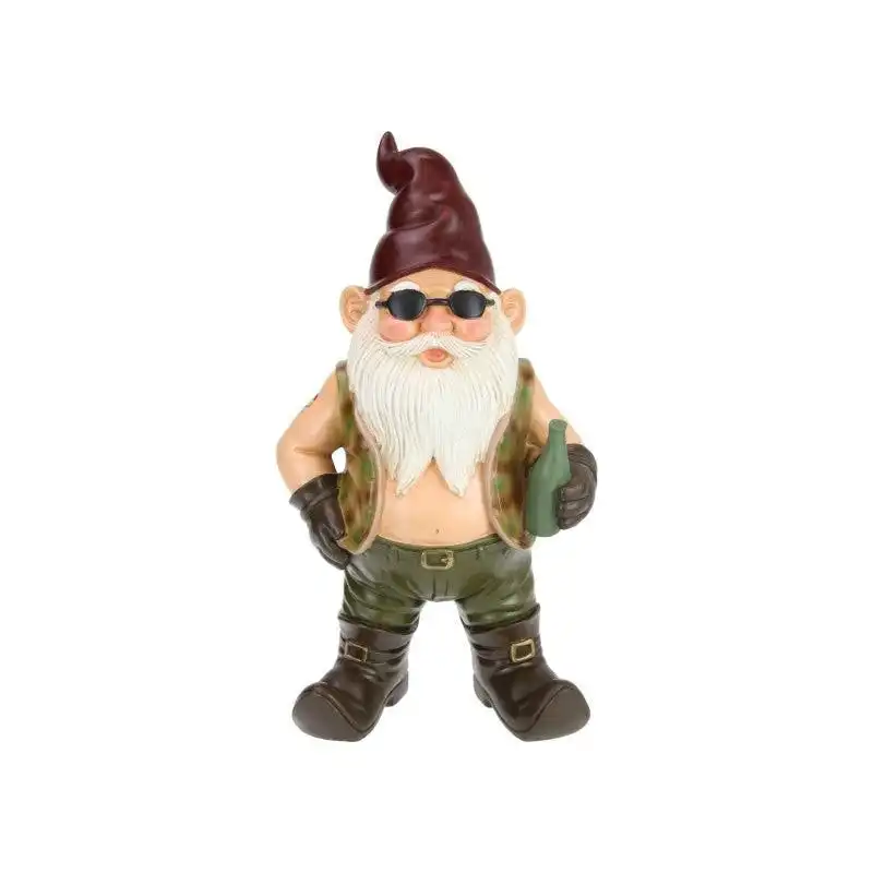 Biker Gnome in Camo