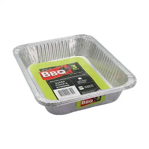 Rectangular Foil BBQ Trays