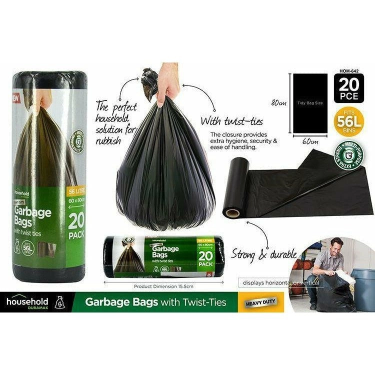 Garbage Bags with Twist-Ties