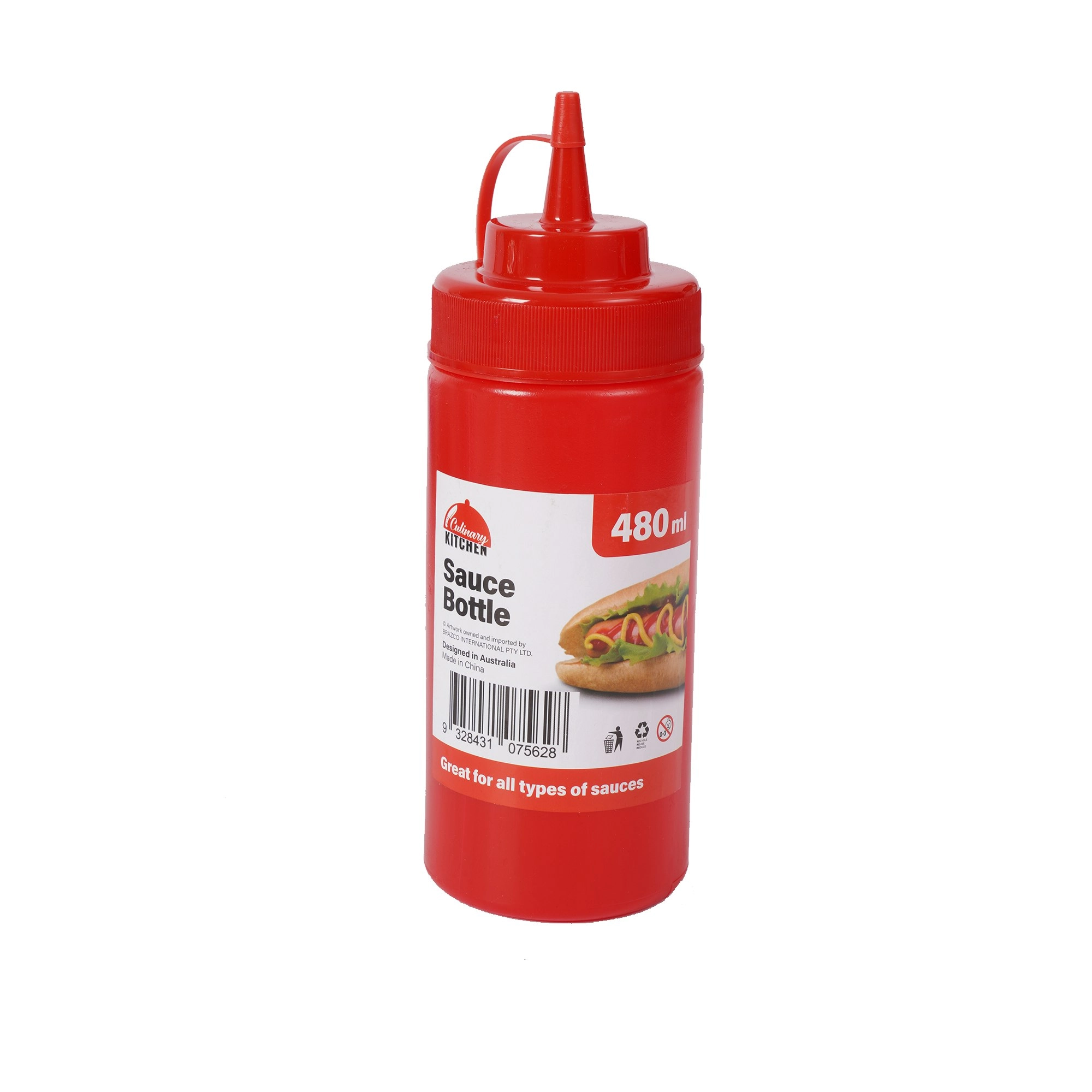 Sauce Bottle - Red