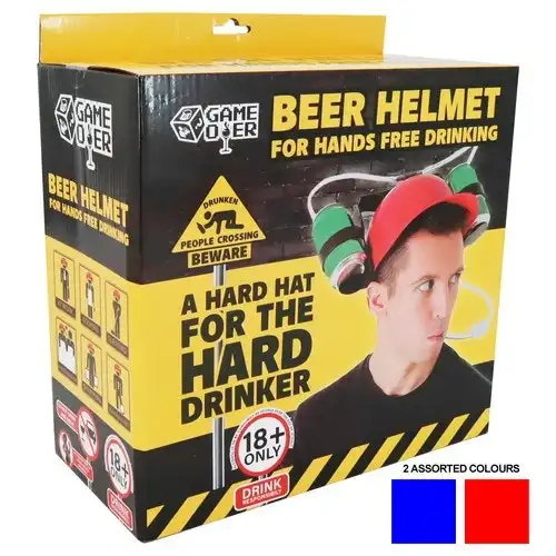 Party Beverage Adult Drinking Helmet