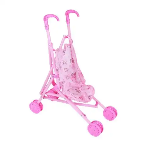 Pink Doll Stroller Toy