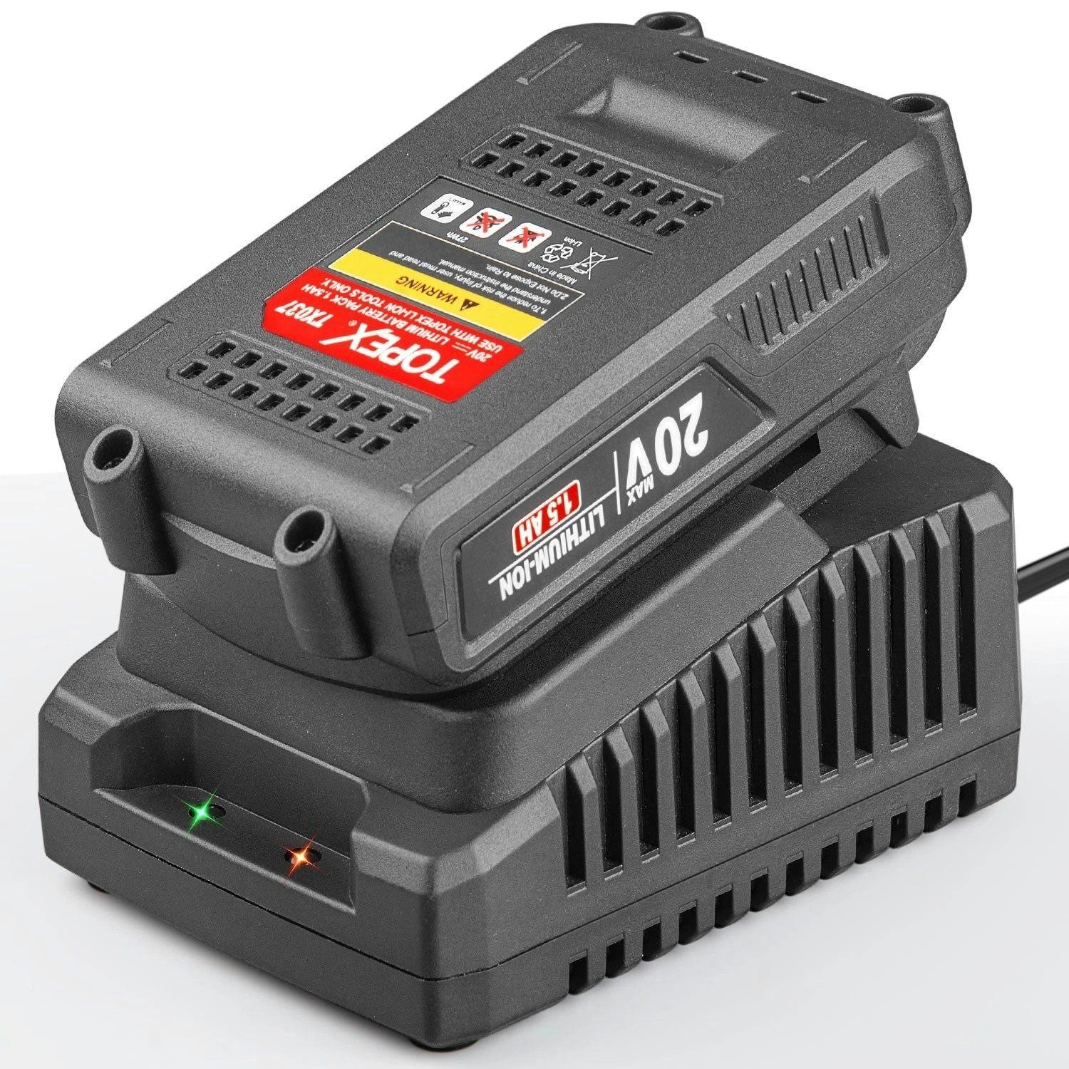 Topex 20V 1.5Ah Battery & Faster Charger Kit