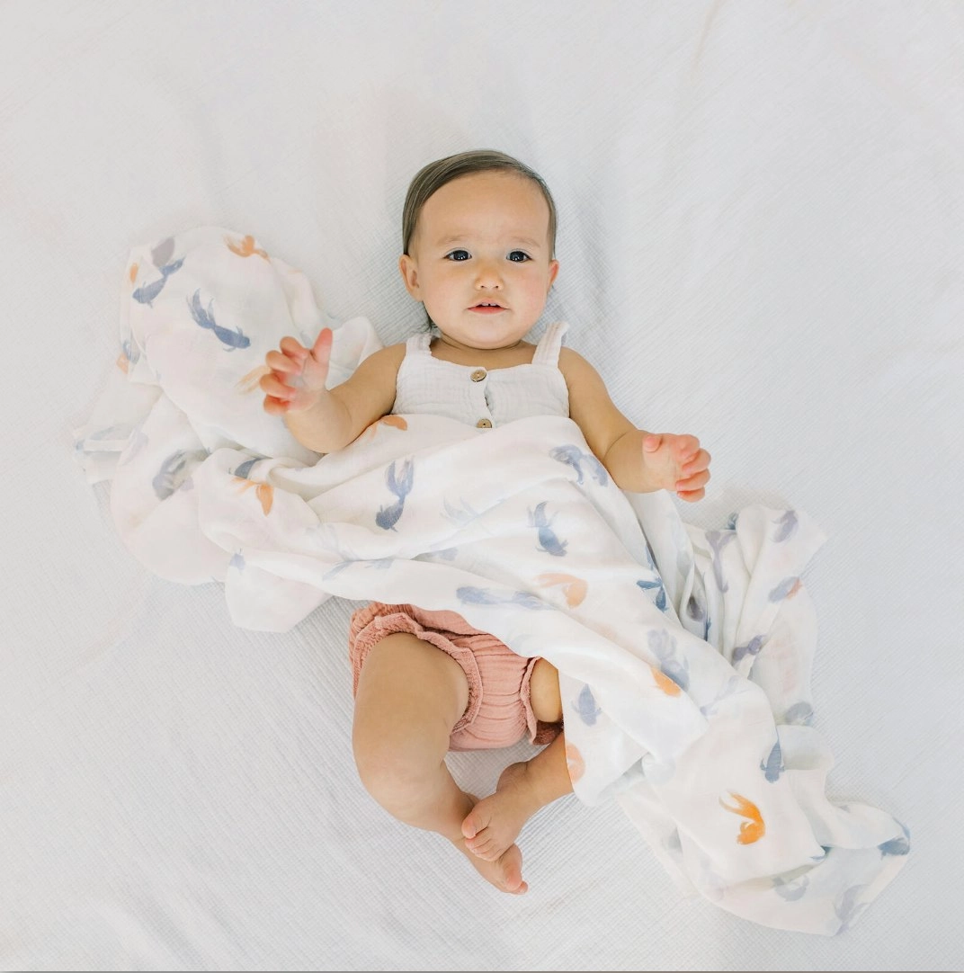 Aden + Anais Koi Pond 3-Pack Silky Soft Swaddles