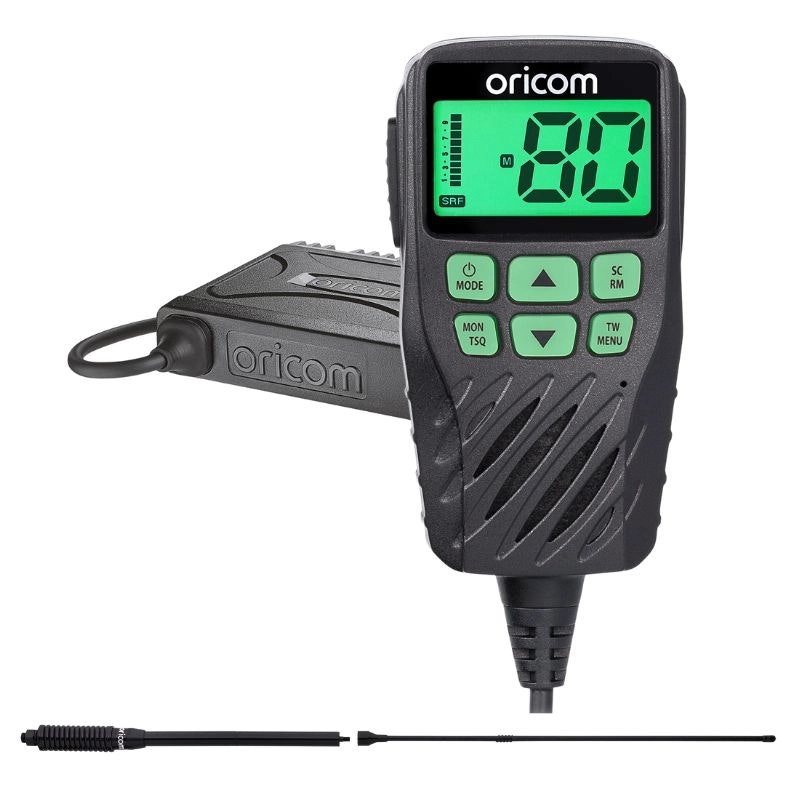 Oricom UHF360 5 Watt UHF CB Radio with Controller Speaker Microphone AND ANU1150 6.5dBi Antenna (UHF360MA)