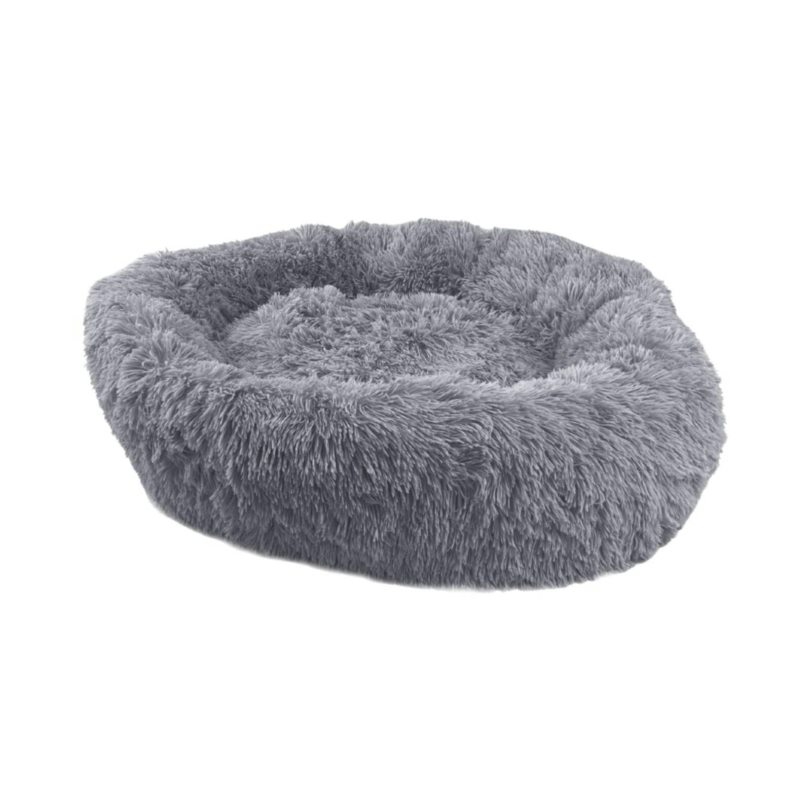 Floofi Round Comfortable Pet Bed with Anti-Skid Bottom 70cm Light Grey