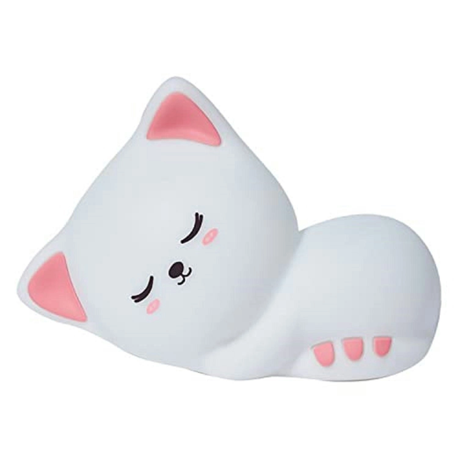 Gominimo Rechargeable Cute Cat Shaped Touch Control Bedroom Kids Night Lamp