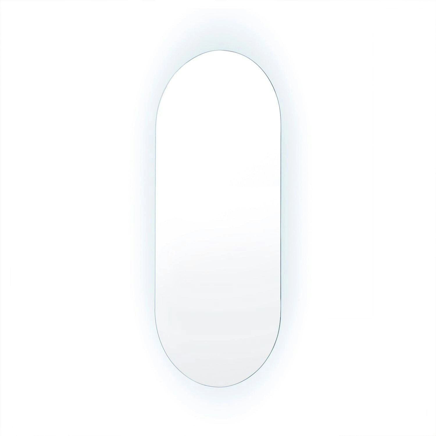 Gominimo LED Anti-Free Wall Mounted Bathroom Makeup Vanity Mirror 1000mm Oval