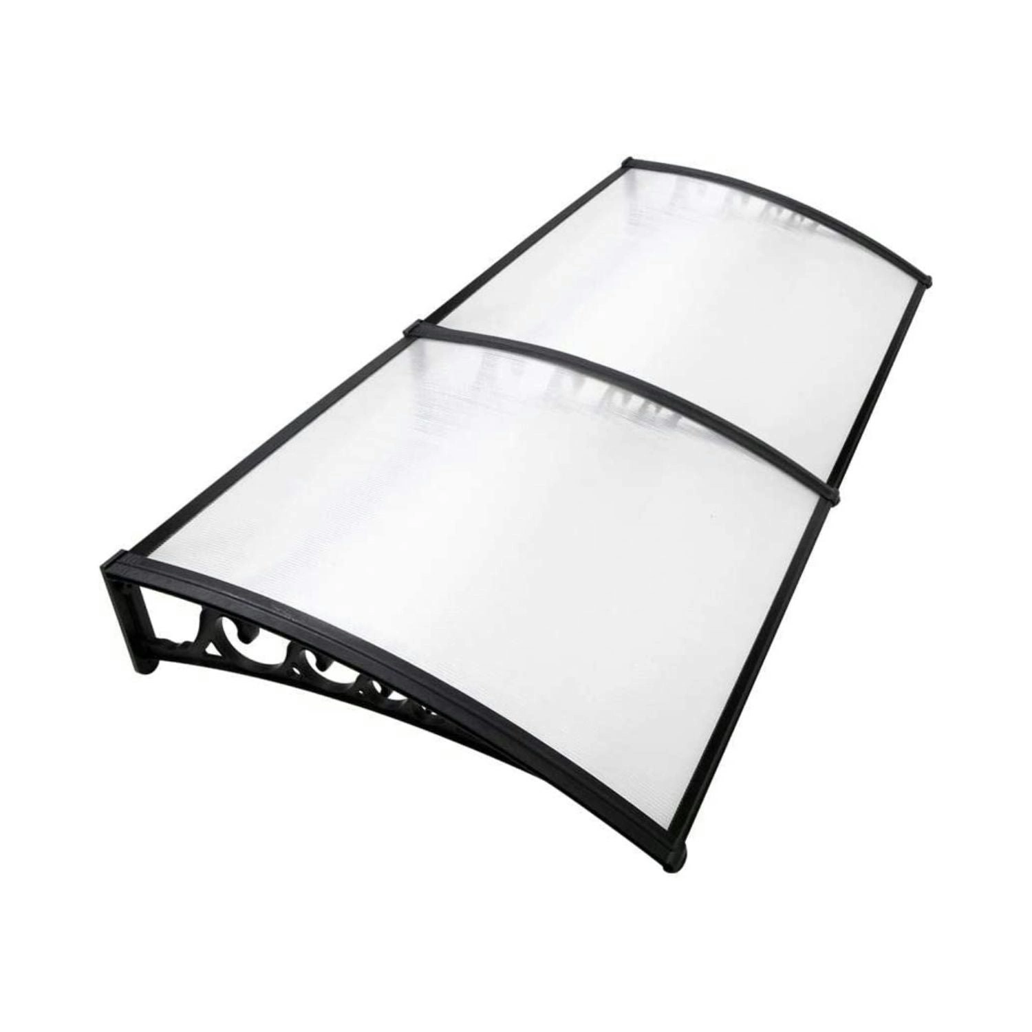 Noveden Window Door Awning Canopy Outdoor UV Patio Rain Cover 2M Type 3 White