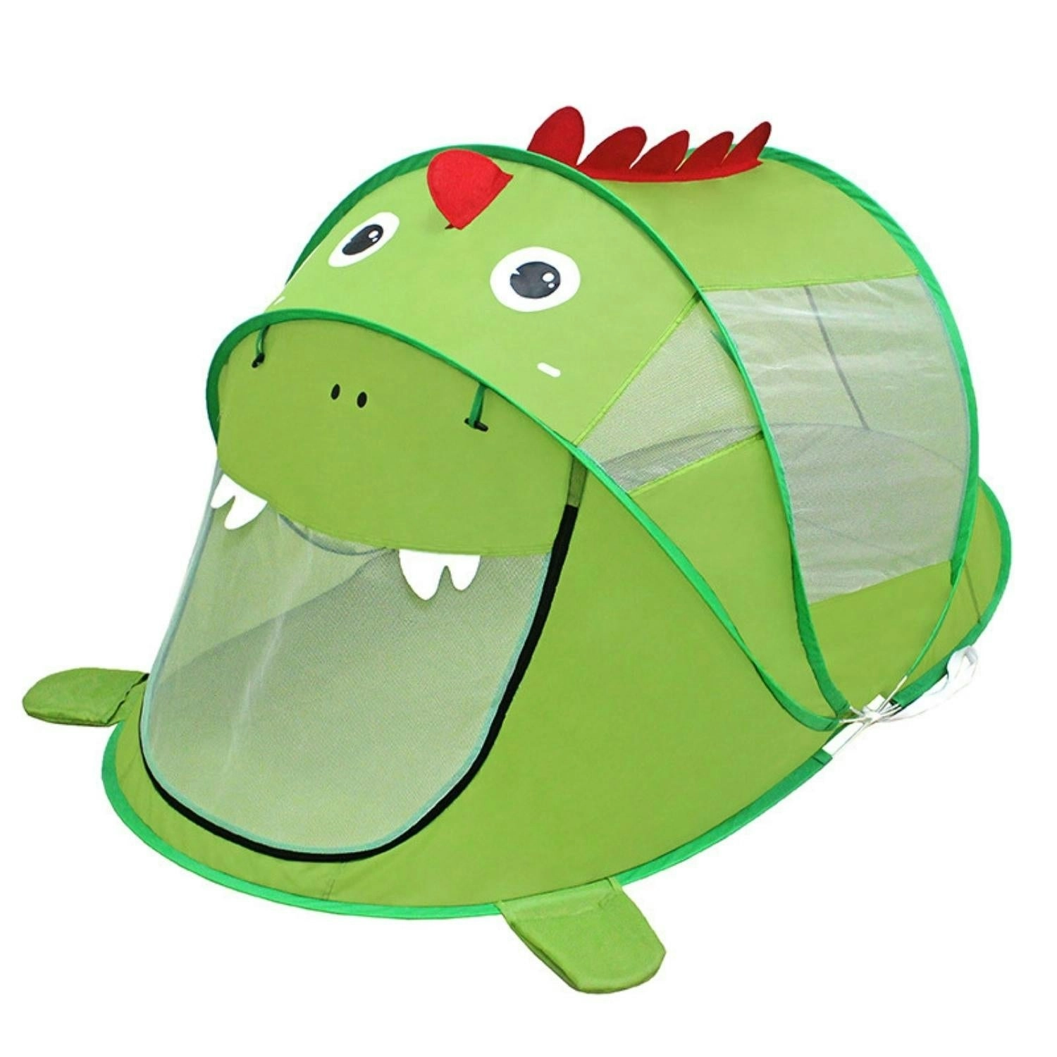 Gominimo Kids Dinosaur Tent Easy Setup Pop-Up Playhouse Indoor Outdoor Green