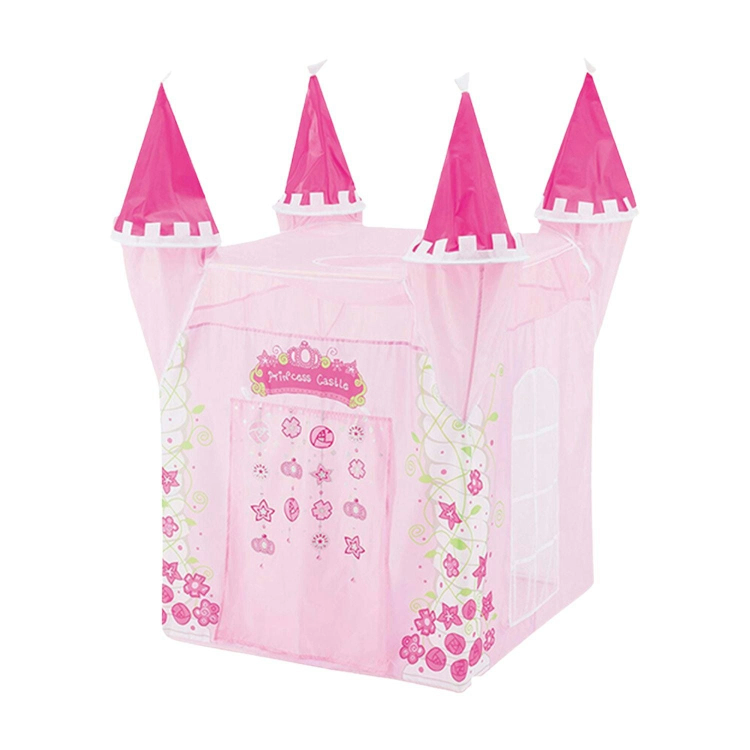 Gominimo Kids Play Tent Princess Castle Toys Elegant Breathable Playhouse Pink