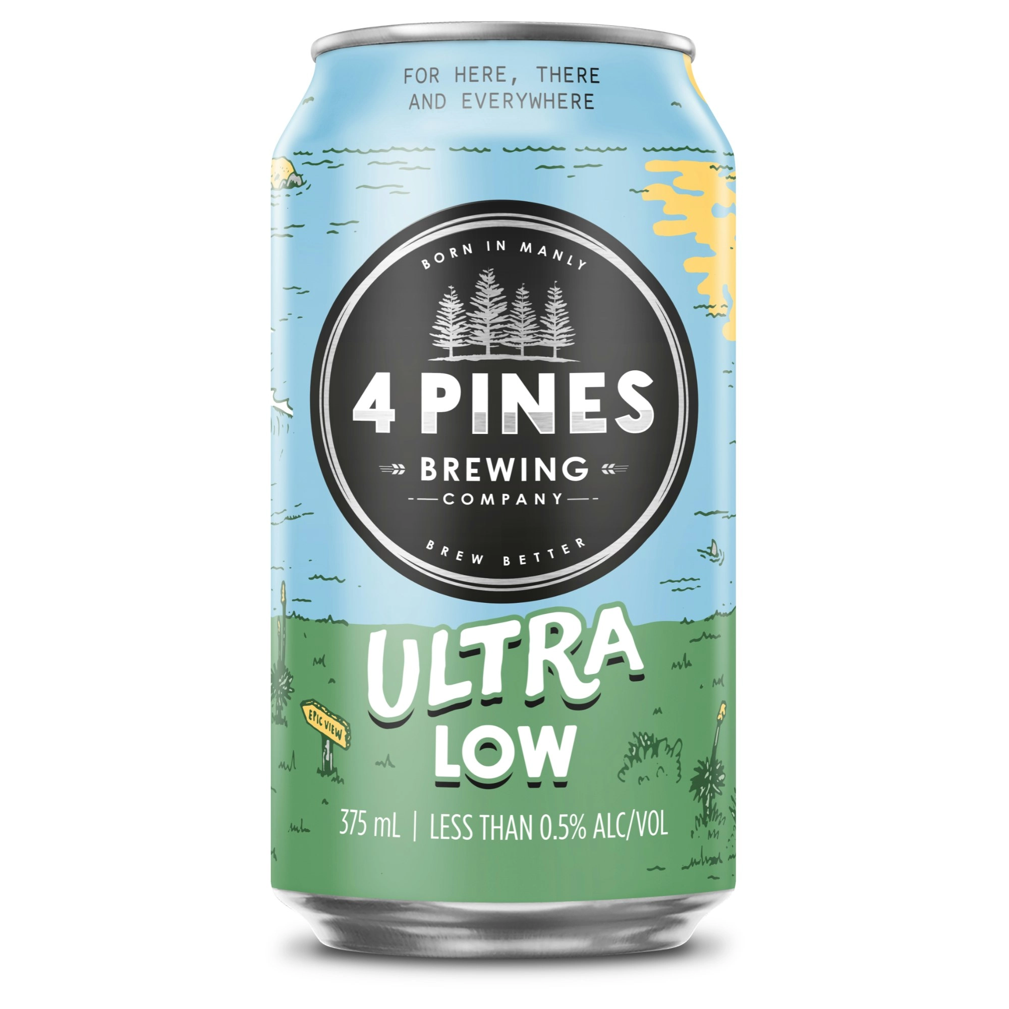 4 Pines Ultra Low 24 x 375ml Cans