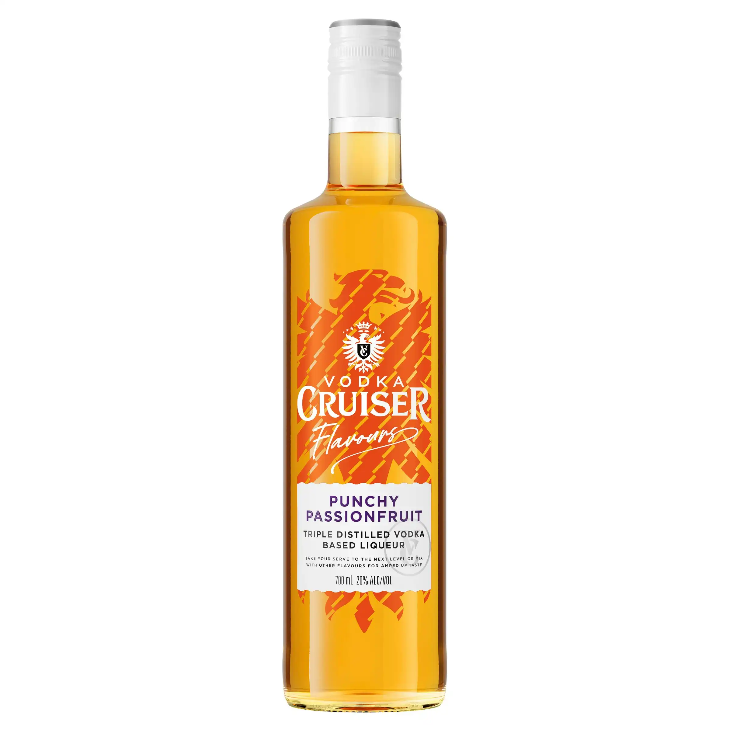 Vodka Cruiser Flavours Punchy Passionfruit 20% 700mL Bottle