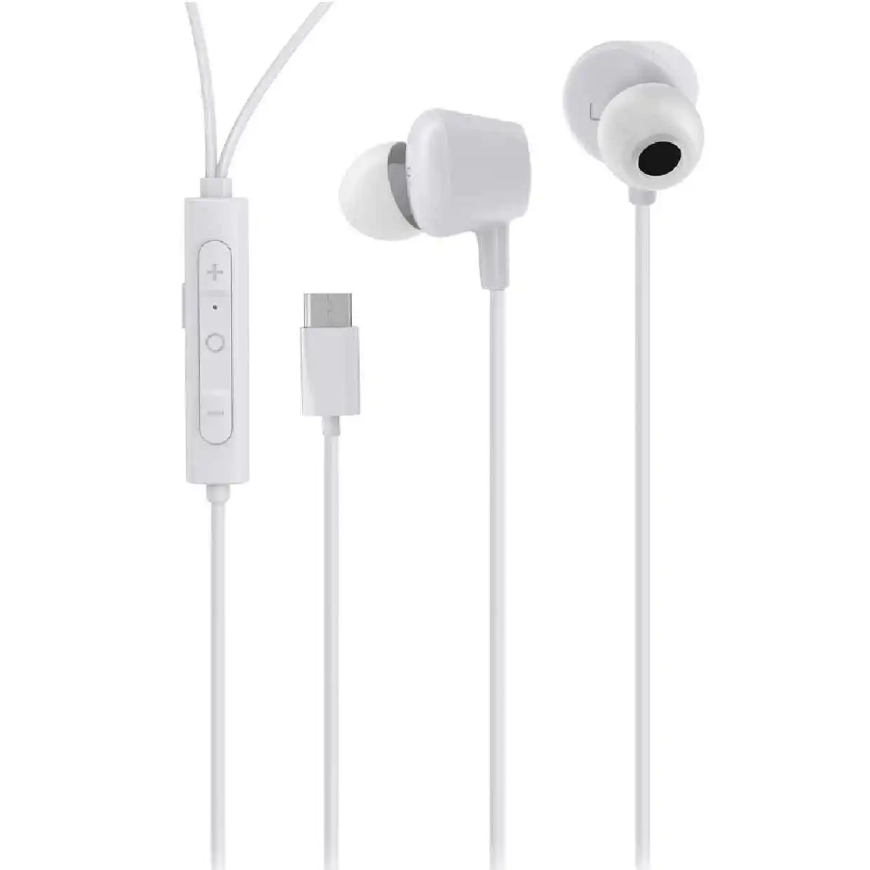 Laser ANC In-Ear Earphones White | USB-C | Noise Cancelling