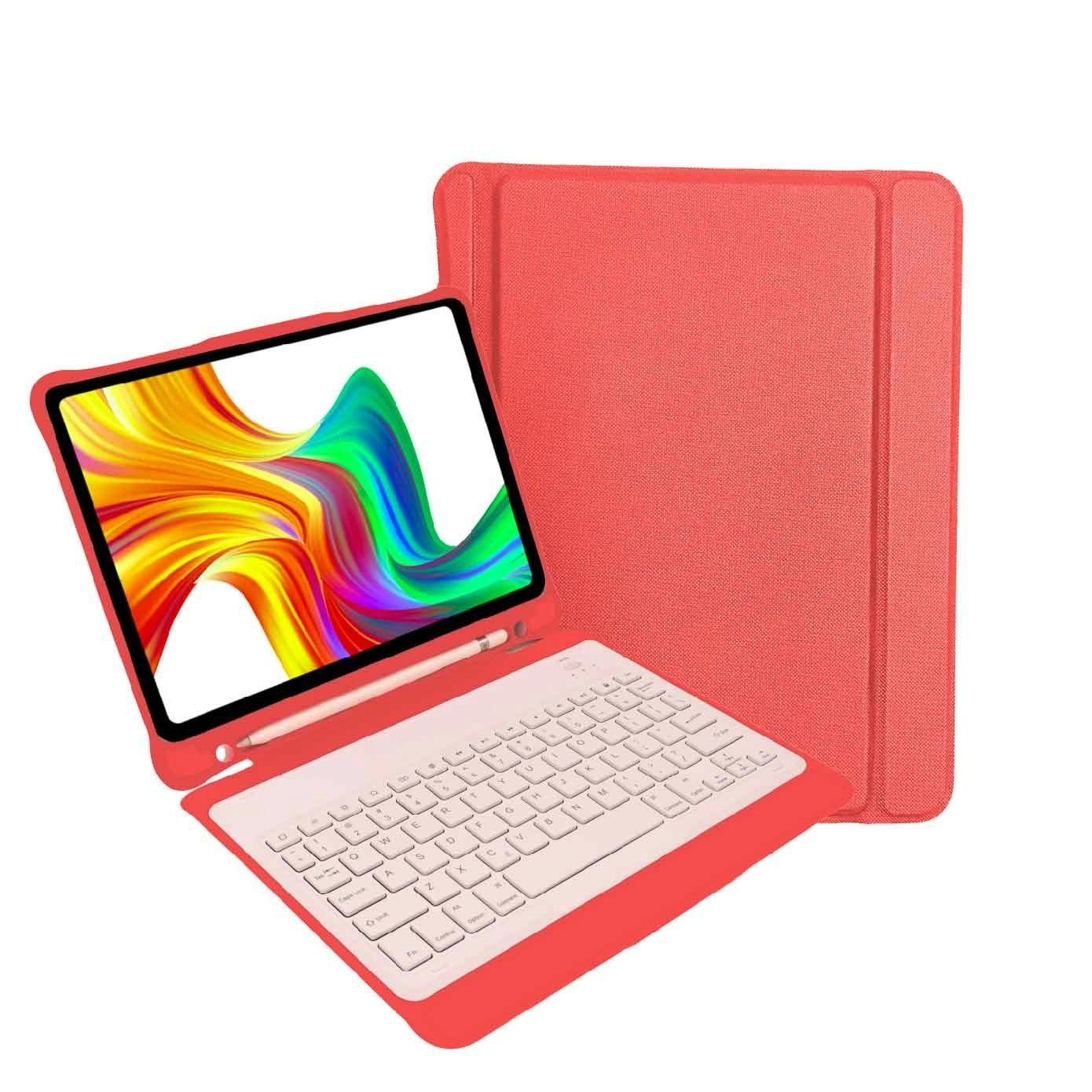 Laser iPad 10.9" Watermelon Bluetooth Keyboard Case + Pencil Holder