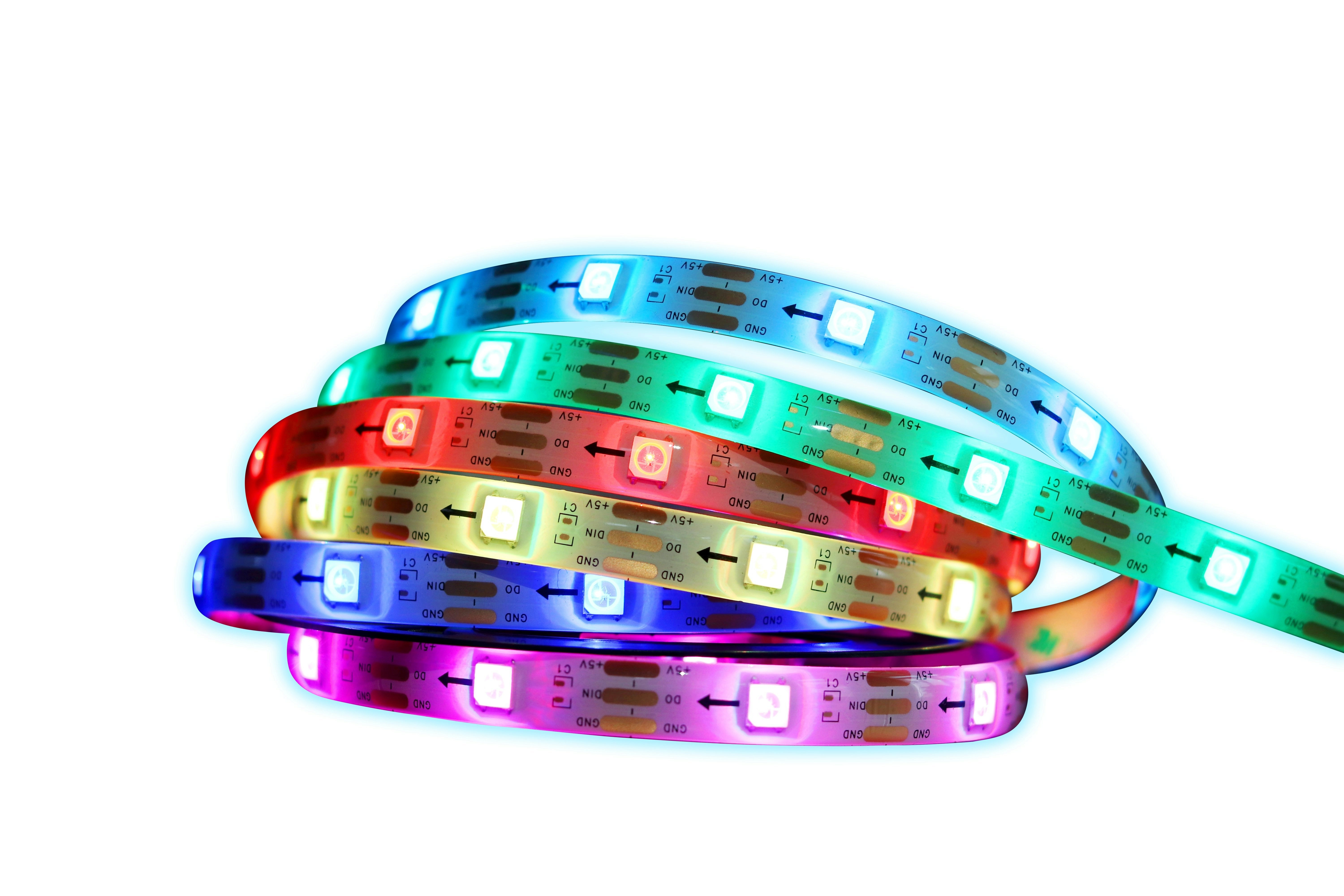 Laser Smart LED Strip Light 3M - Multicolour, Voice Controlled