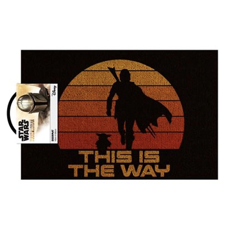 Star Wars The Mandalorian This Is The Way Entrance Doormat Rectangle Rug 40x60cm