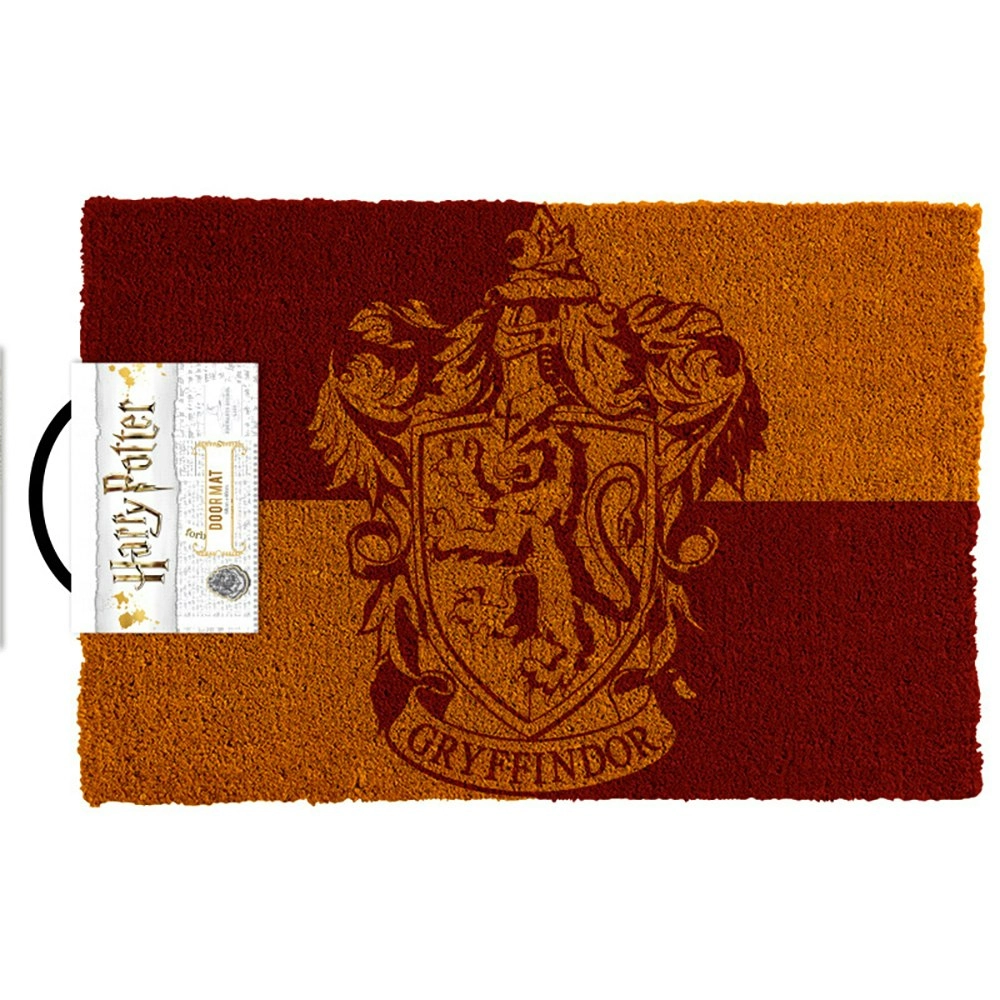 Wizarding World Harry Potter Gryffindor Crest Front Door Entrance Doormat