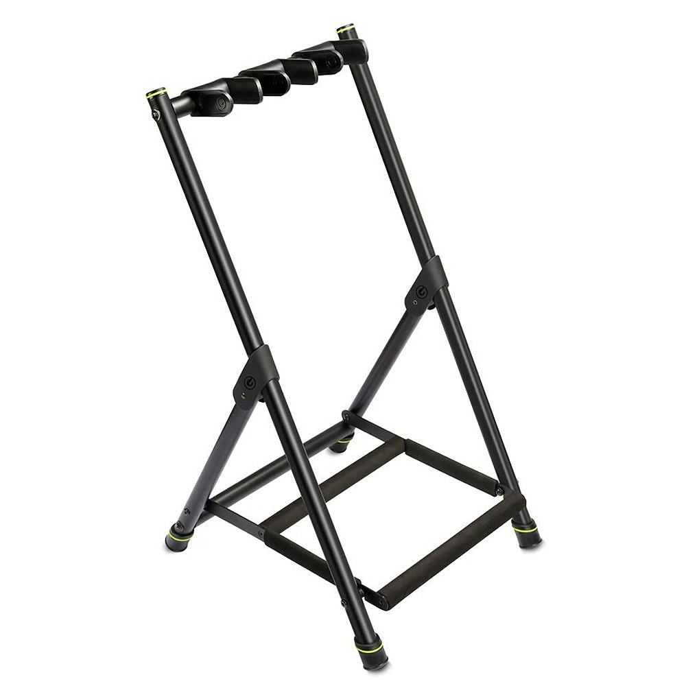 Gravity VARIG3 Multiple 3-Rack Stand Storage For Acoustic/Bass Guitar Black