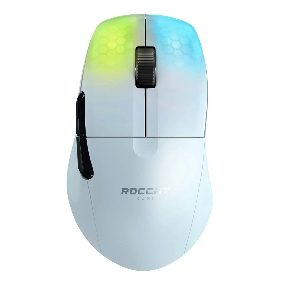 Roccat Kone Pro Air Wireless/Bluetooth 19K Optical Mouse w/ Rapid Charge White