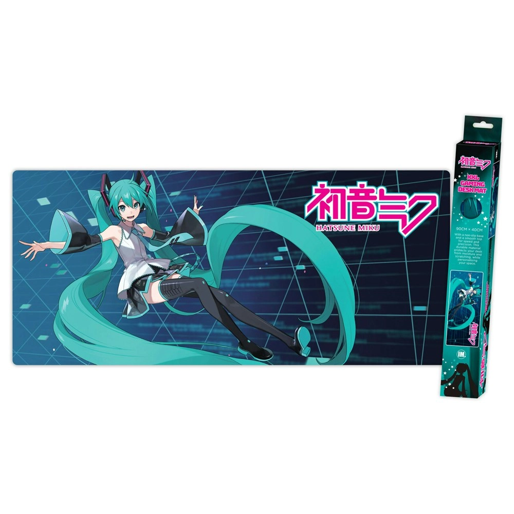 Hatsune Miku Solo Gaming Desk/Mouse Mat Computer Mousepad Rectangle 90x40cm XXL