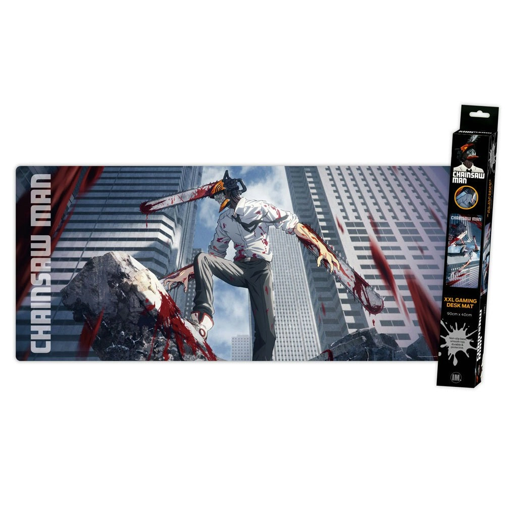 Chainsaw Man Anime/Manga City XXL Gaming Desk Mat (90 x 40cm/35.5 x 15.7")