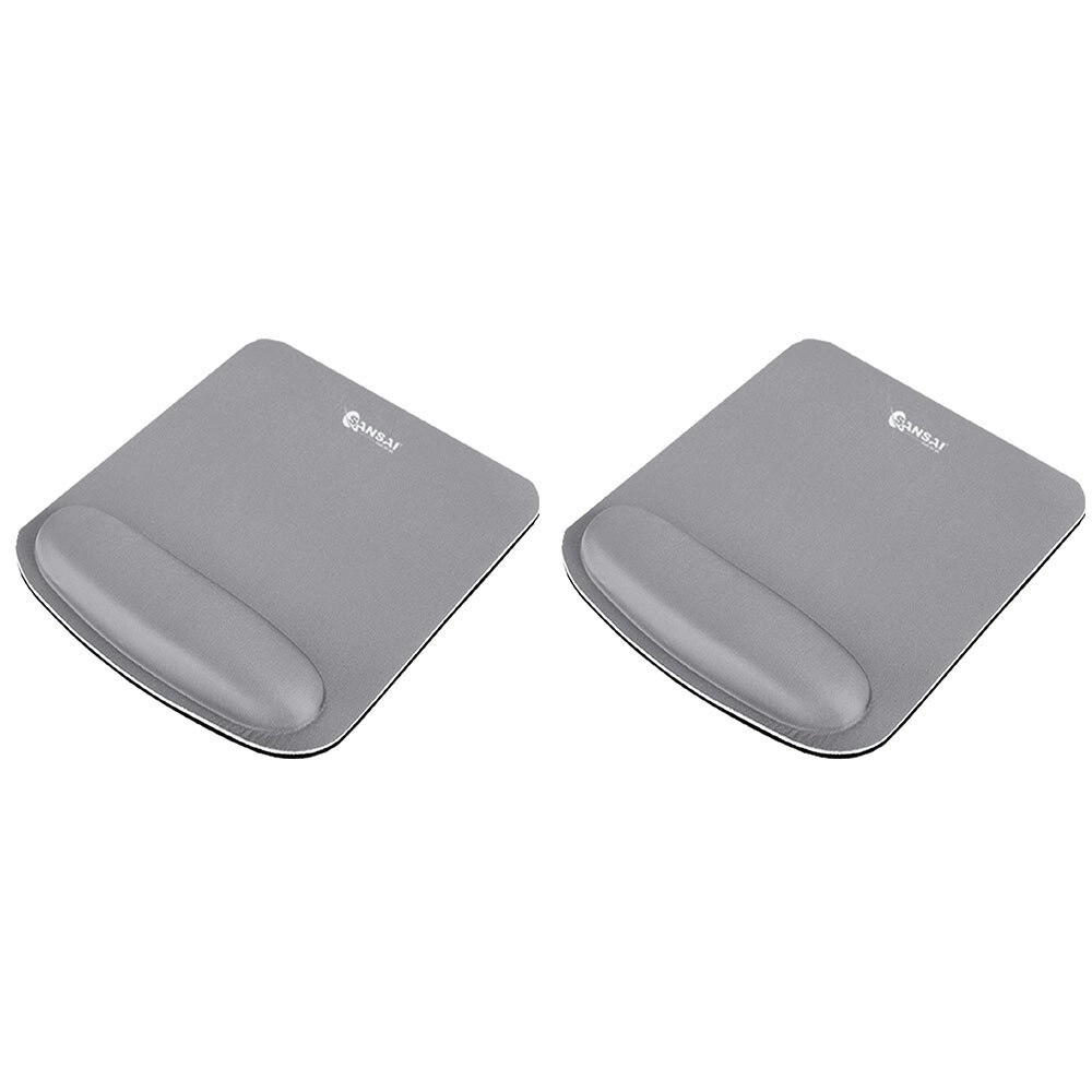 2x Sansai Foam Fusion Wrist Rest Support Computer/Laptop Mouse Pad Assorted