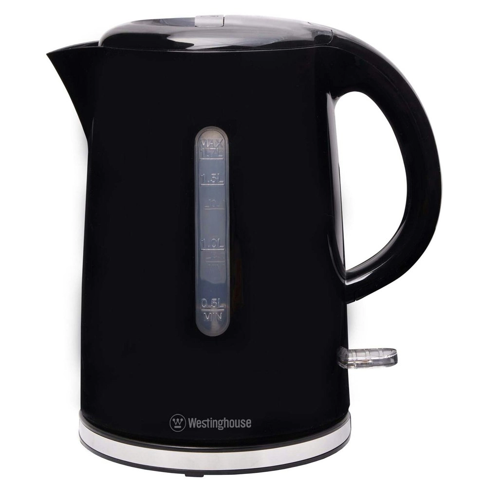 Westinghouse Boiling Water Electric Tea/Coffee Benchtop Kettle 1.7L Black